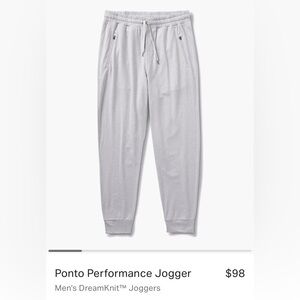 Platinum Heather Vuori Ponto Performance Jogger